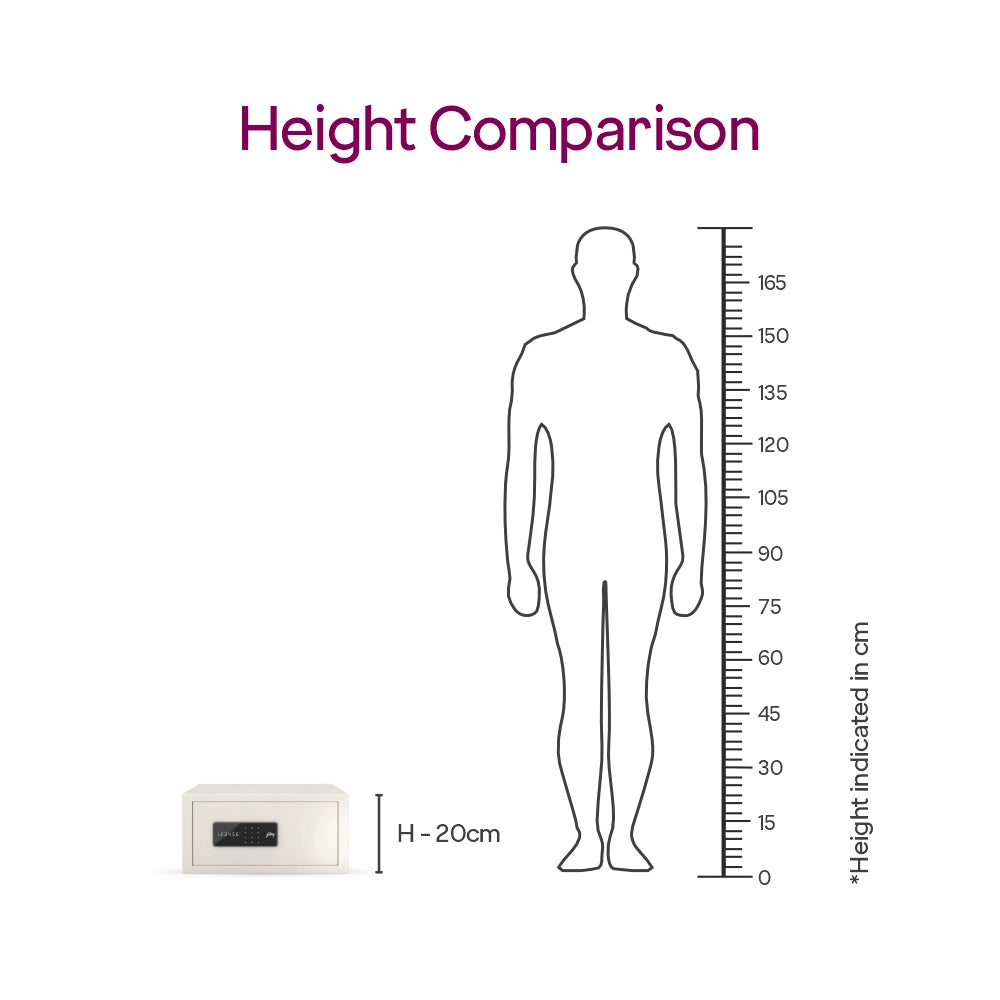 NX Pro Digital (25L) Ivory Home Locker