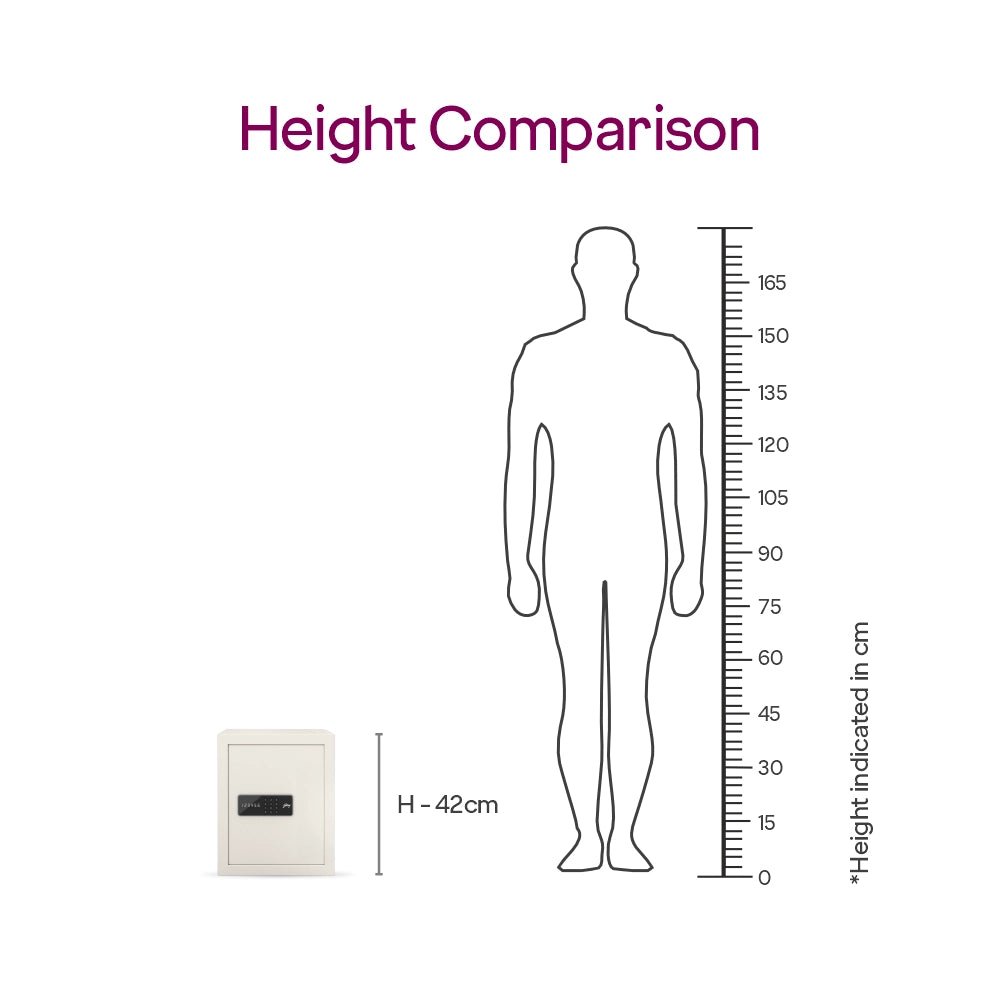 NX Pro Digital (40L) Ivory Home Locker