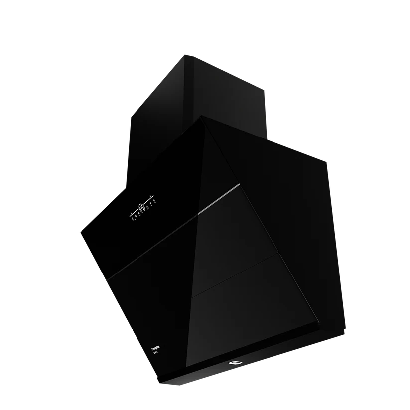 Crompton CHD-QPVI75FLE-MBL-Inclined Wall Mounted Chimney QuietPro 75 cm