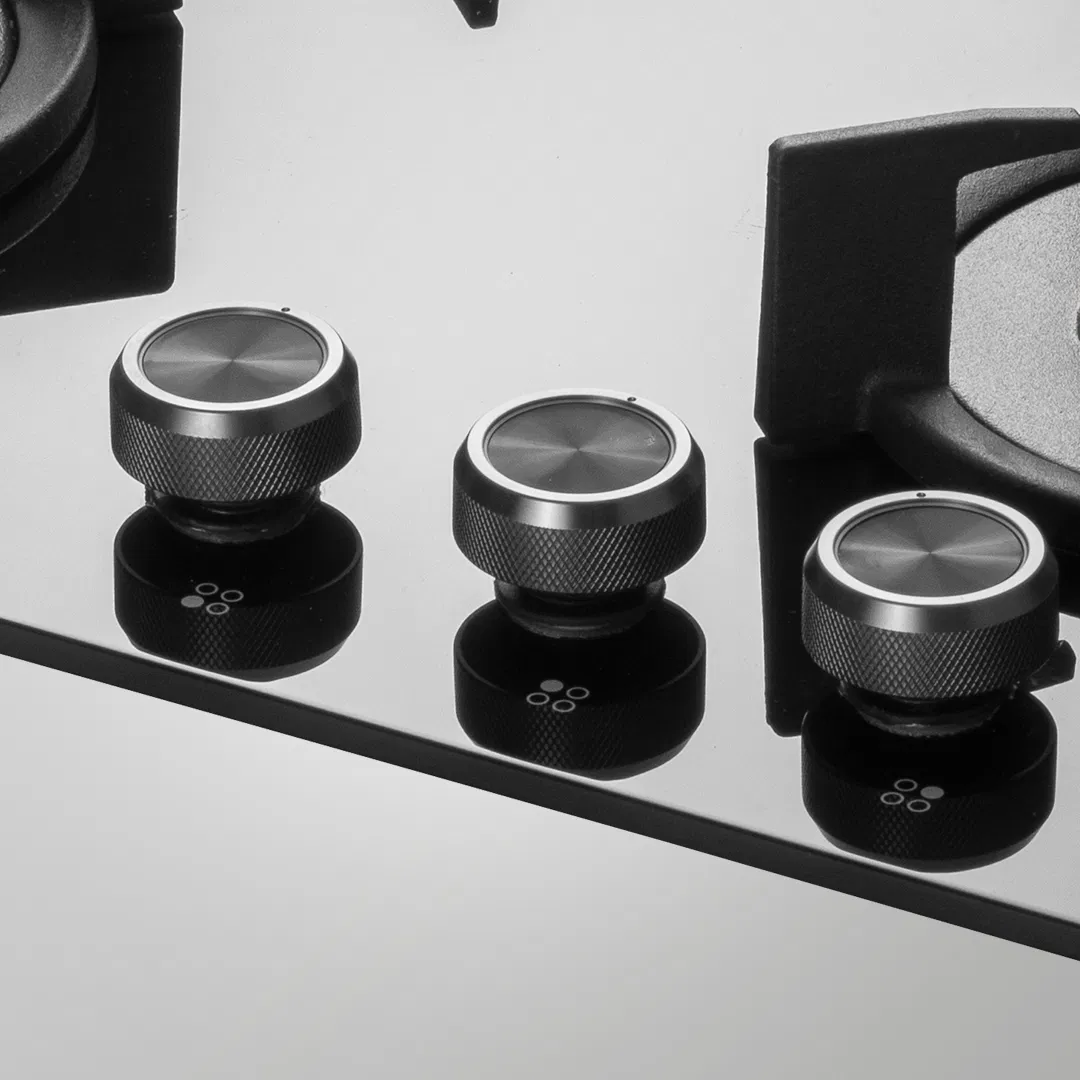 INF 604 Built-In Hob | Auto Ignition | 4 Full Brass High-Efficiency Burners | Triple & Dual Ring Burners | Flame Failure Device