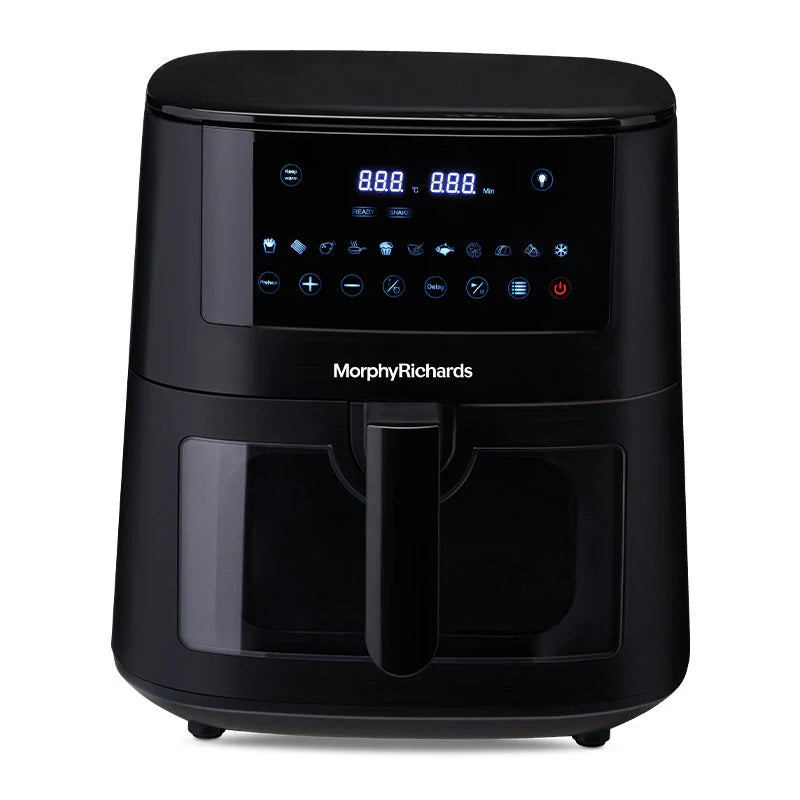 6.5L Crystal Crysp Digital Air Fryer – Transparent Panel, 11 Preset Menus, Memory Function