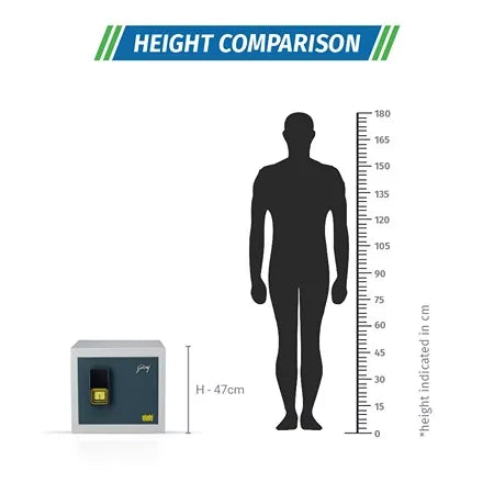 Citadel 45 V1 (Grey) Heavy-Duty Home Locker with Key Lock