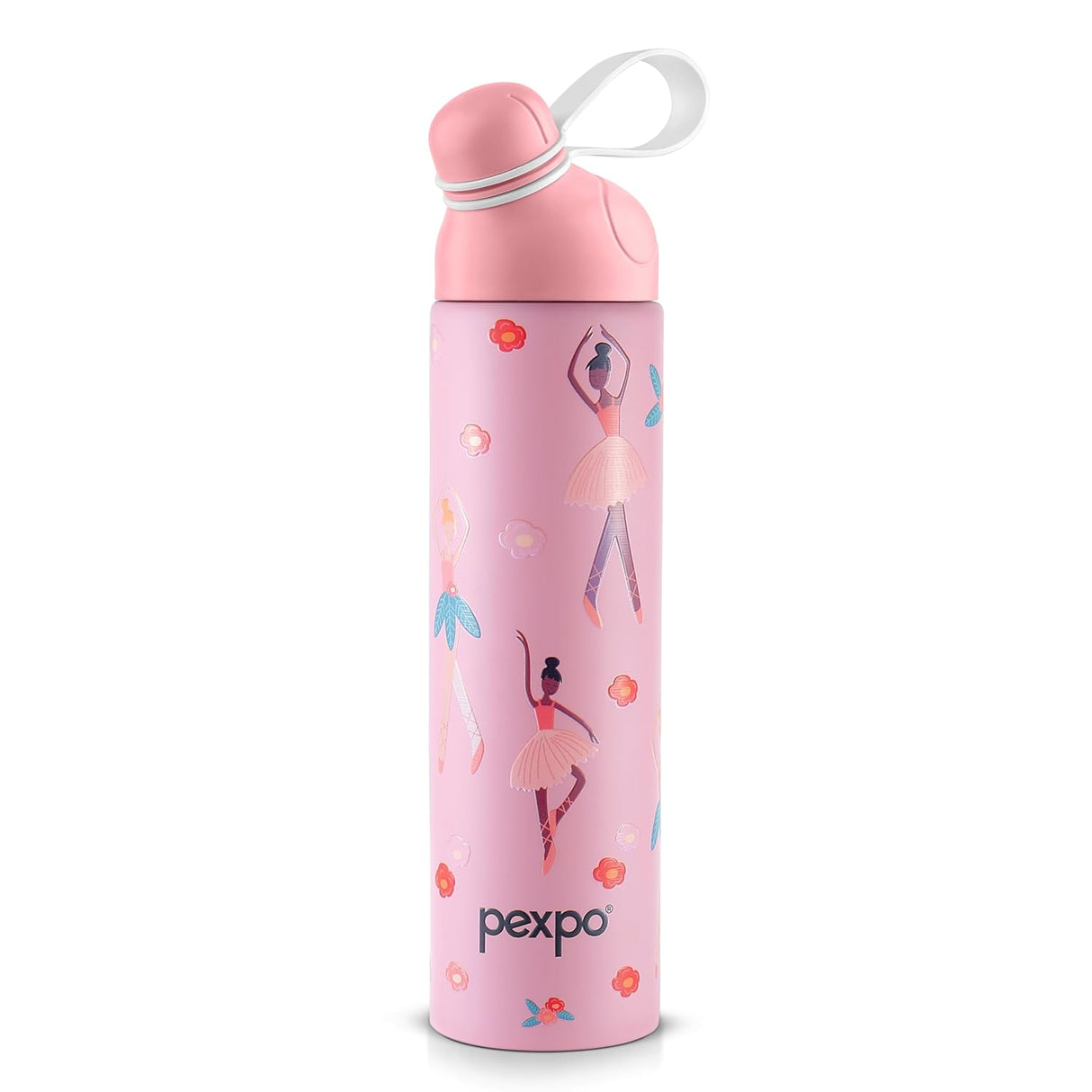 Pico 500 Cute Sipper 470ml Dancing UV Printed Design – Hot & Cold Stainless Steel Kids Water Bottle, Vacuum Insulated, Leak Proof, RCB Edition