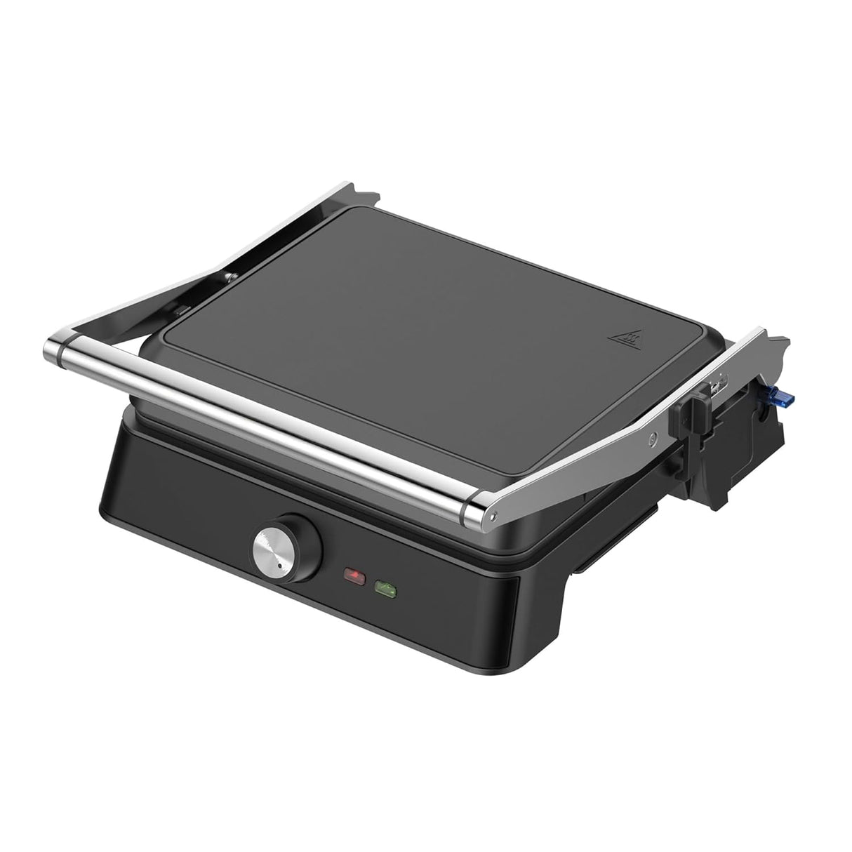 Westinghouse 2200W Retro Contact Grill | Double Sided Non-Stick Grill Plate for Indoor Table Grilling | Opens 180° to Double Size | Adjustable Height Control | Cool Touch Handles | (Black WKCG907BK)