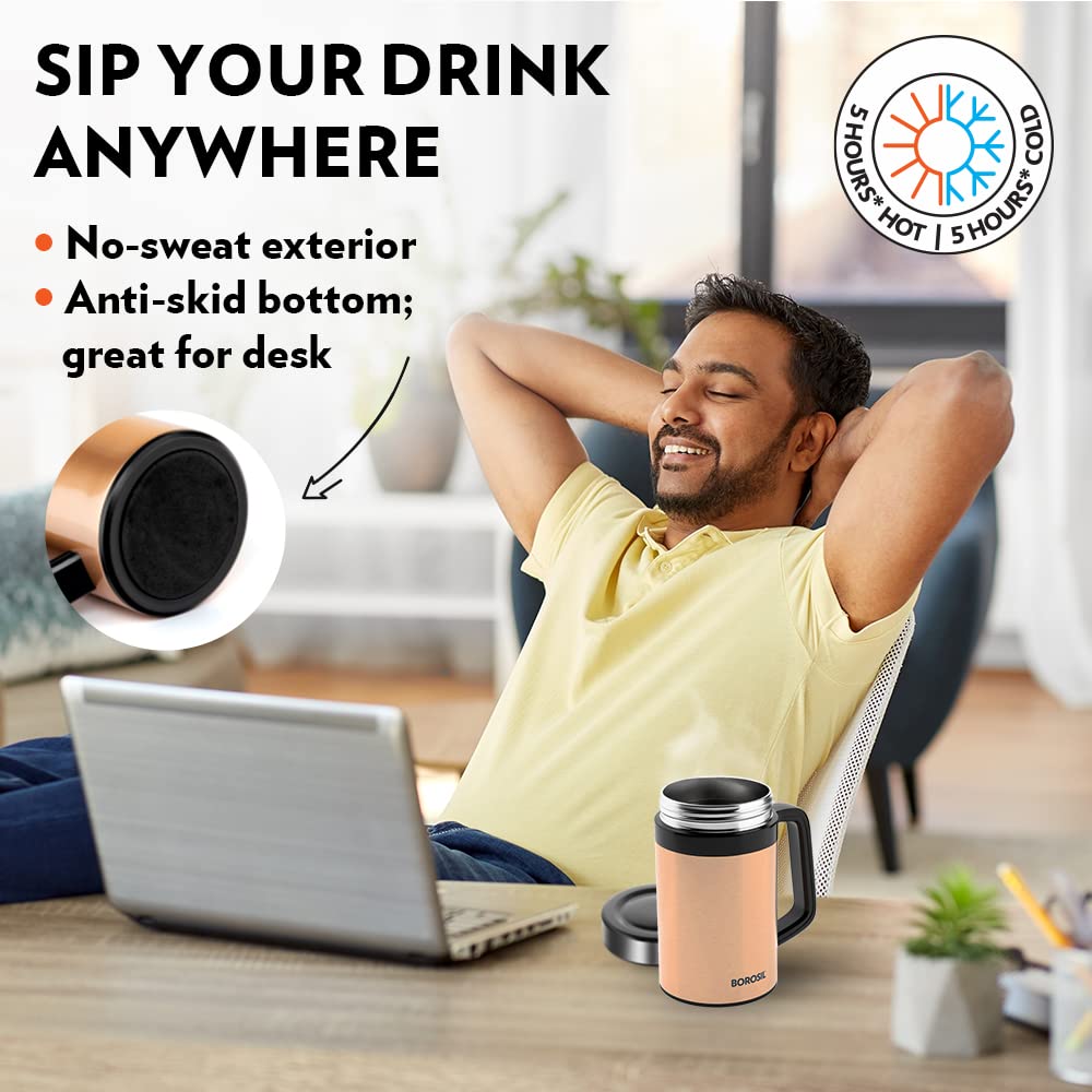 EasyGo Insulated Mug 410ML Stainless Steel | Leakproof Travel Mug | MUG410GDN22