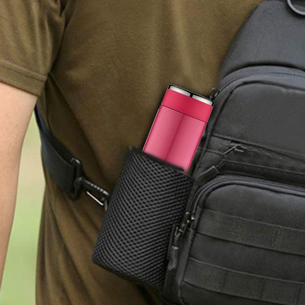 Travelsmart Pink Stainless Steel Hot & Cold Flask – 200 mL (BT200PK115) | Spill-Proof Thermo Flask for Travel, Soups & Beverages