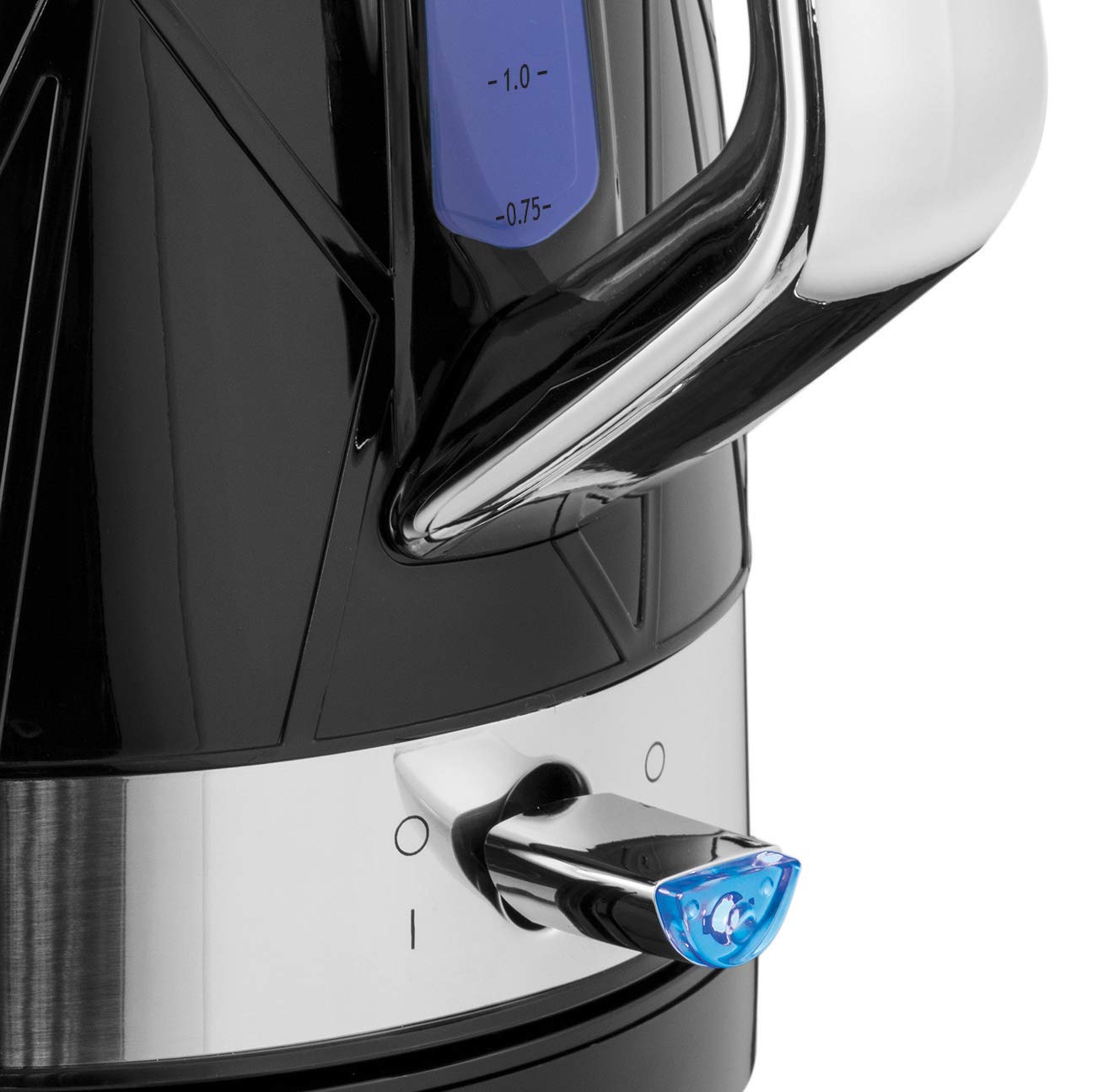 1.7 Litre 3000 W Structure Electric Kettle Black | Contemporary Design Cordless Kettle with Fast Boil and Boil Dry Protection | 28081-70