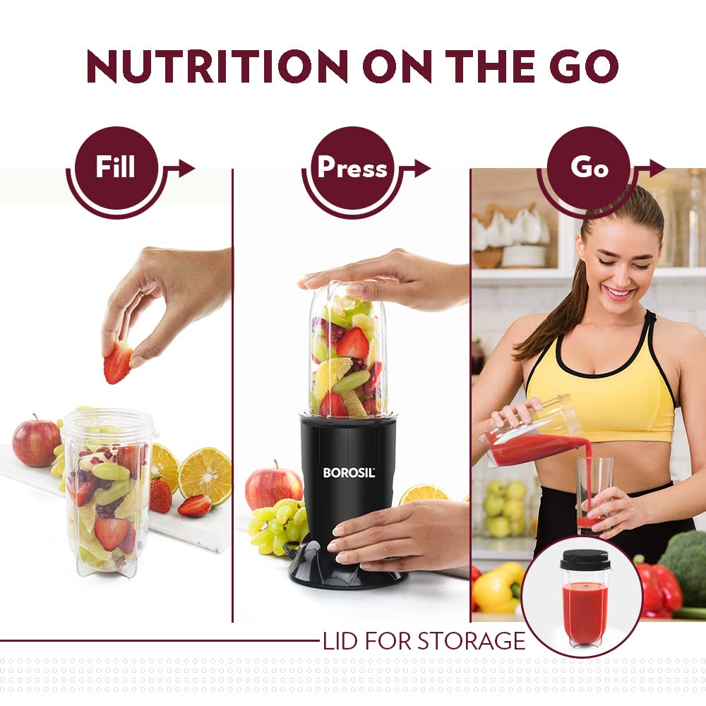 Borosil Nutrifresh PB31 Blender Grinder & Smoothie Maker