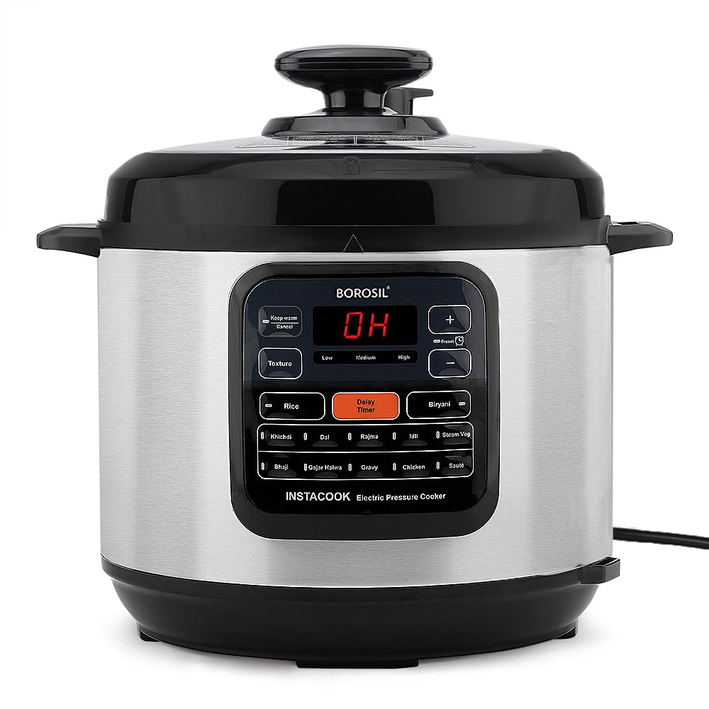 Instacook Electric Pressure Cooker, 6L Electric Pressure Cooker w Digital Panel