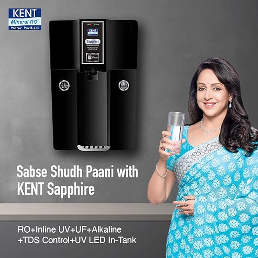 Sapphire-B RO Water Purifier Black 8L
