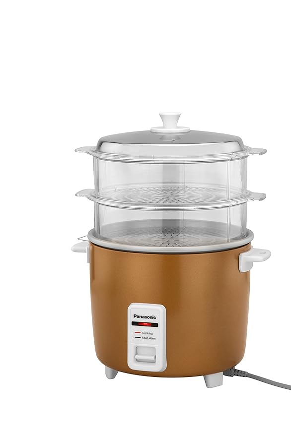 Electric Automatic Rice Cooker with Auto Switch Off | SR-WA22H (SS) | 2.2 Litre Capacity | 750 Watts | Gold Color