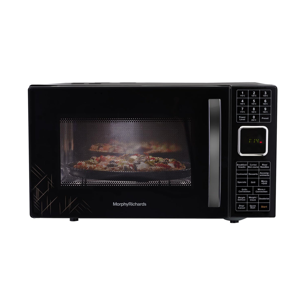 27CGF 27L Convection Microwave Oven – 200 Auto Cook Menus, Stainless Steel Cavity & Deodorizer