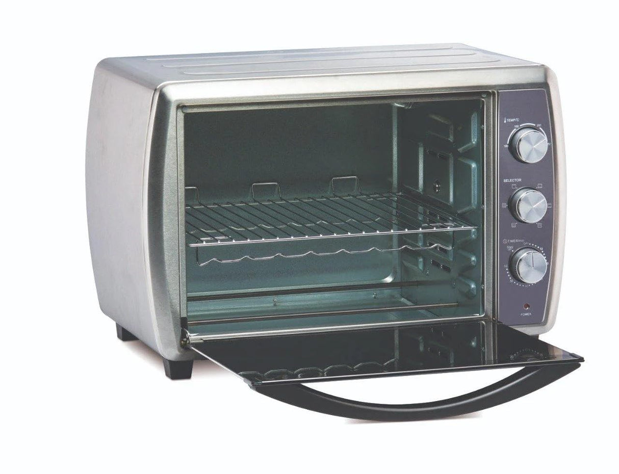 RSS-25 25L OTG – Premium Stainless Steel Oven Toaster Griller with Rotisserie & Full Accessory Set