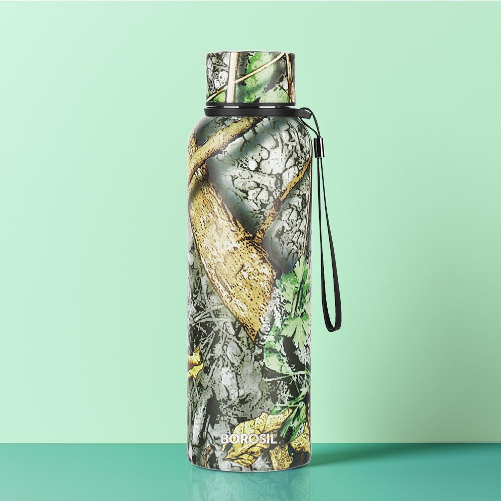 Trek Granite 700ML Hot n Cold Stainless Steel Bottle (BT700GNT114) – 20 Hours Hot, 24 Hours Cold, Wide Mouth, Durable Finish