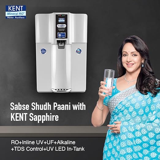 Sapphire RO Water Purifier White 8L