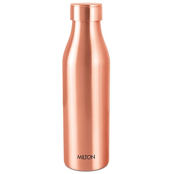 Milton opper Charge 1000 Bottle, 930ml, 100% Pure Copper, BPA Free Water Bottle, Leak Proof, Office Bottle, Boosts Immunity, Supports Digestive & Liver Health, Ayurveda Inspired