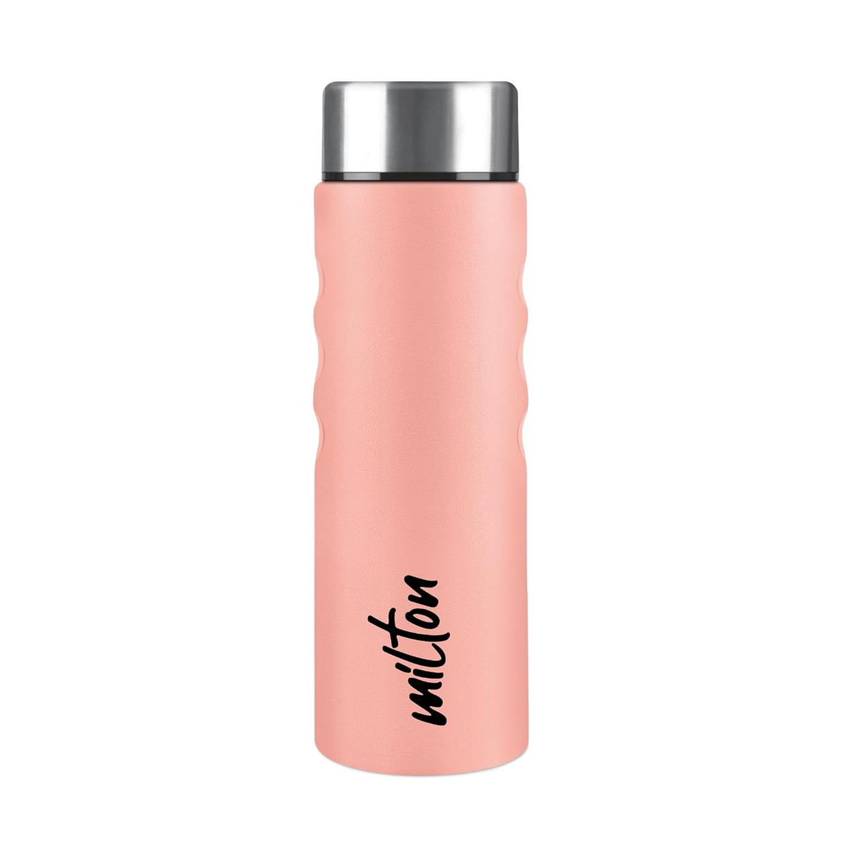 Stream 750 Stainless Steel Water Bottle 760 ml, Single Walled, ISI Certified I Leak Proof Lid, Rust Proof I For School, Office, Gym I Peach