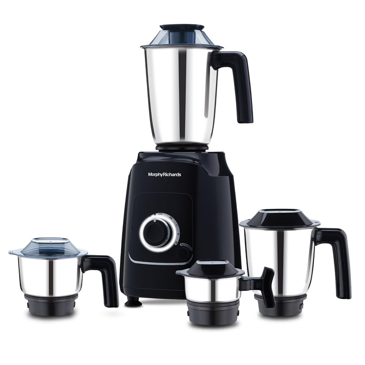 GrindPro Maxx 1000W Mixer Grinder with 4 Jars & TasteMaxx Mode – Copper Motor, Mini Spice Jar