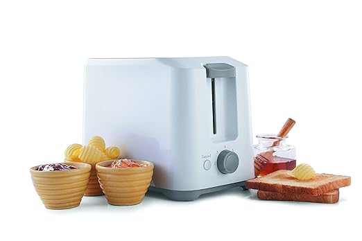 Usha 3720 700-Watt 2-Slice Pop-up Toaster (White)