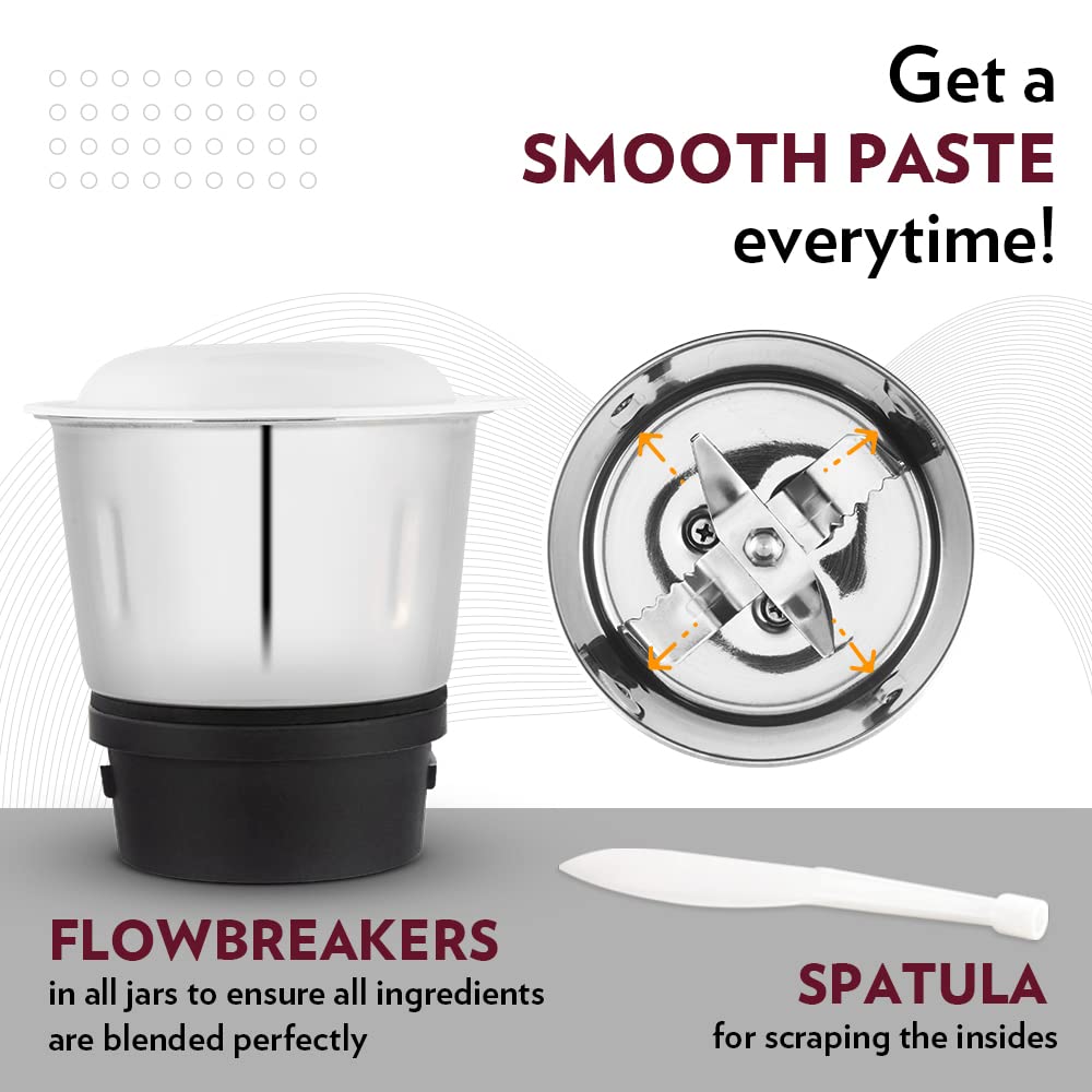 Borosil Supermax Mixer Grinder - Blue