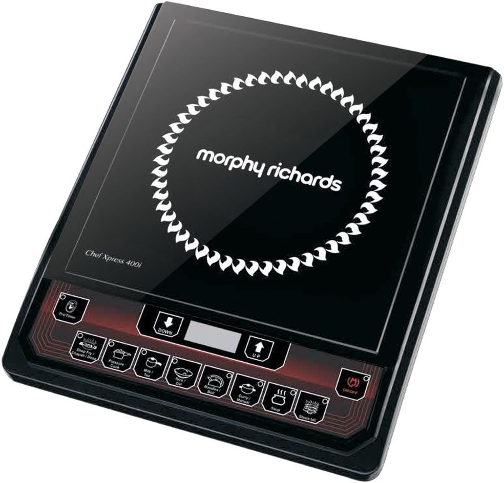 Chef Xpress 400i 1400W Induction Cooktop – 7 Power Levels, Timer, Keep Warm Mode, LED Display