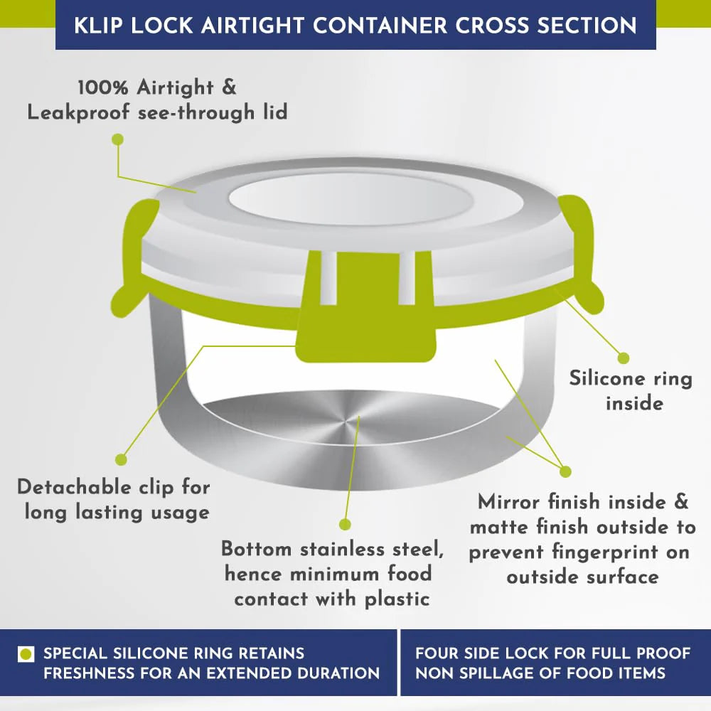 Avanza 2 Stainless Steel Lunch Box – Leakproof & Insulated Tiffin Box with Cover – Ideal for Kids, Office Men & Women – Hot Food Carrier