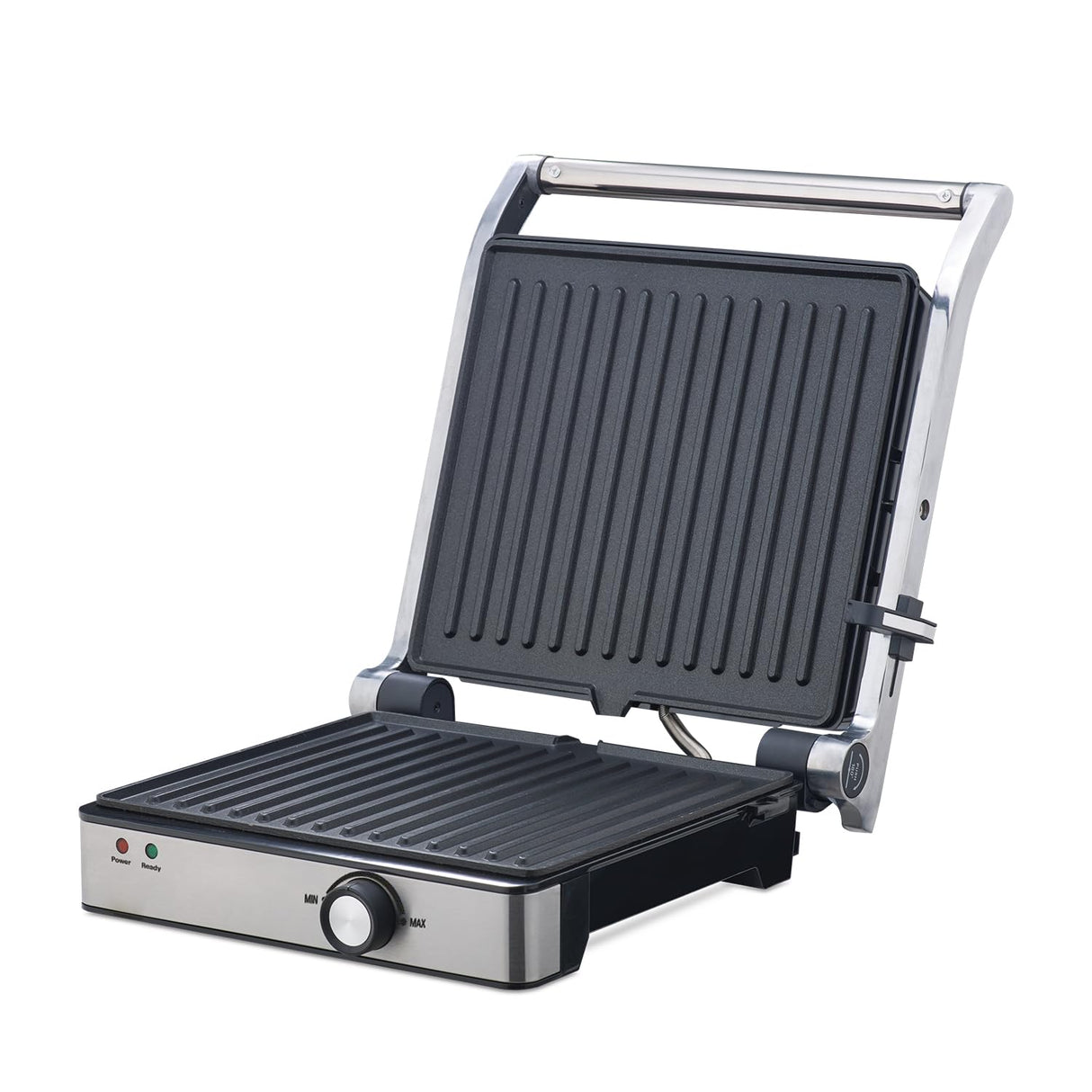Imperio Series Sandwich Maker 73 Contact Grill, 2000W, 4-Slice, Non-Stick Coating, Adjustable Temperature Control, Black