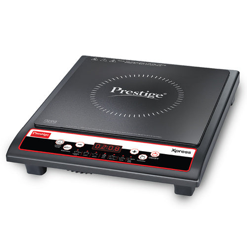 Induction Cooktop – Xpress 1200W | Preset Indian Menus | Power-Saving Technology | Durable Glass Body | Manual Ignition
