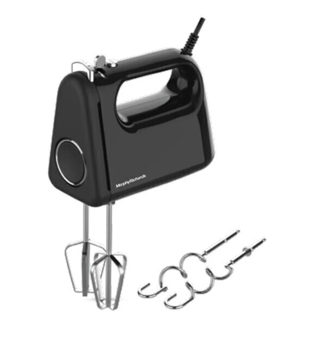 ProMix 300W Hand Mixer – 5-Speed with Turbo Mode, Beater & Dough Hooks, Overheat Protection