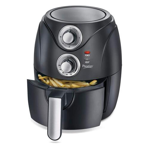 PAF 6.0 Electric Air Fryer | 80% less Oil Consumption | 2.5L Capacity | 1200 Watts Power | Fry,Grill,Roast & More | Temperature & Time Control |Easy to Clean Frying Basket | Black