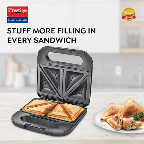 Sandwich Toaster With Fixed Sandwich Plates - PSDP 03 - SS