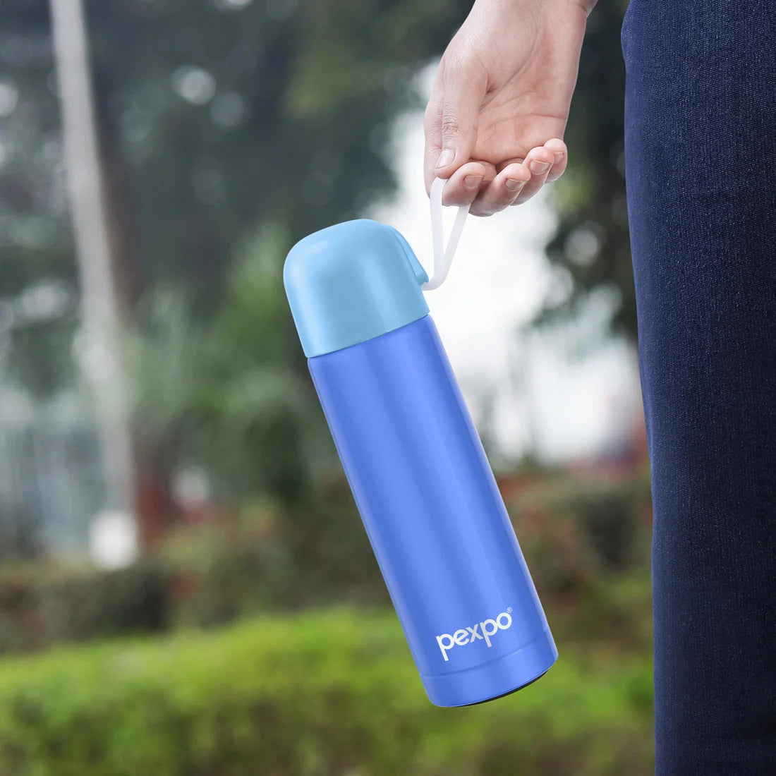 Pexpo Figo Hot & Cold Water Bottle 500Ml Blue