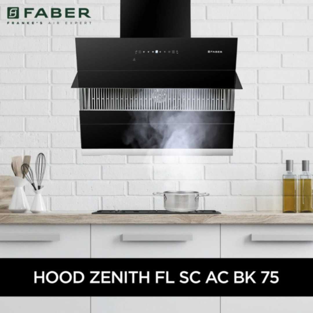 Faber HOOD ZENITH FL SC AC BK 75