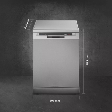 KAFF DW VETRA DX 60 Free Standing Dishwasher 12 Place Settings