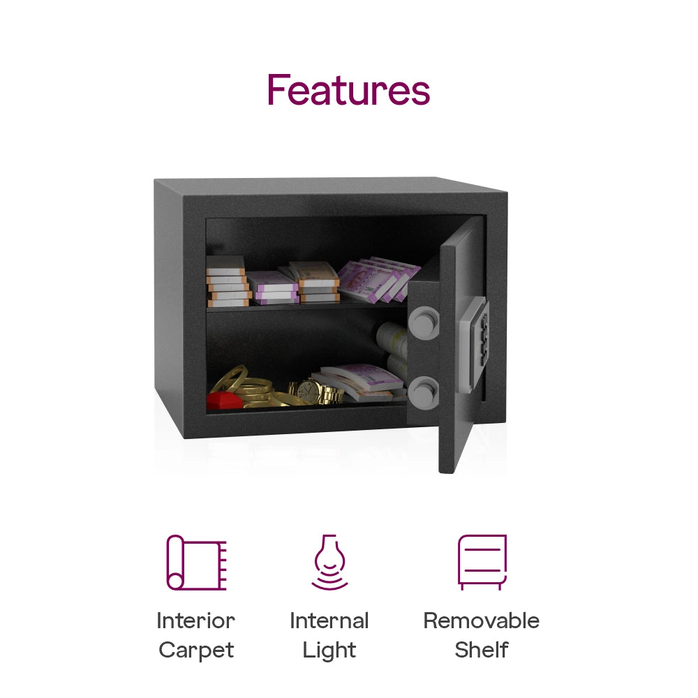 NX Pro Digital (15L) Ebony Home Locker