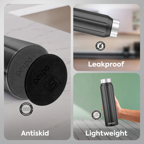 Pexpo Umbro SS Water Bottle 900 ML Knight Black