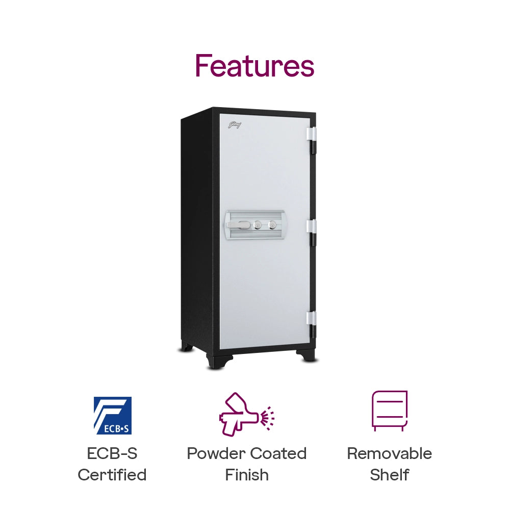 Centiguard 1060 (169L) Fire-Resistant Home Locker with Key Lock