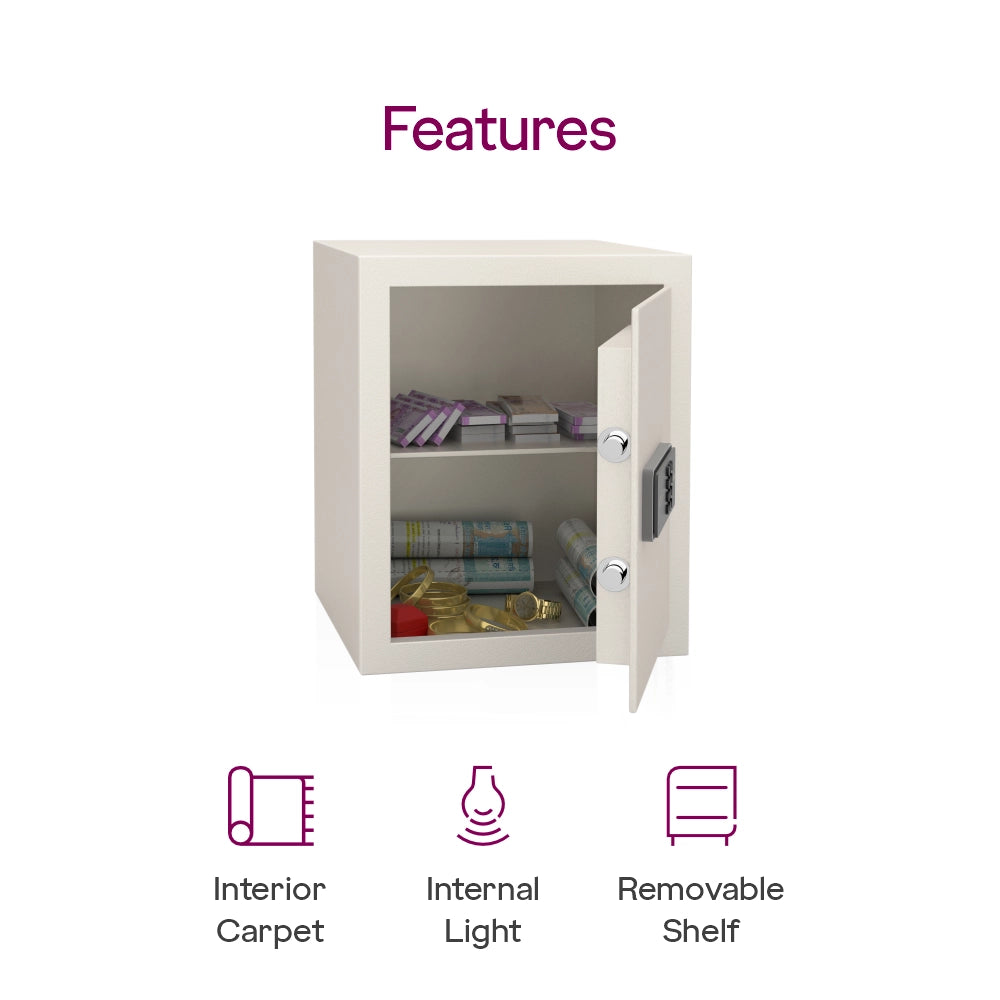 NX Pro Digital (40L) Ivory Home Locker