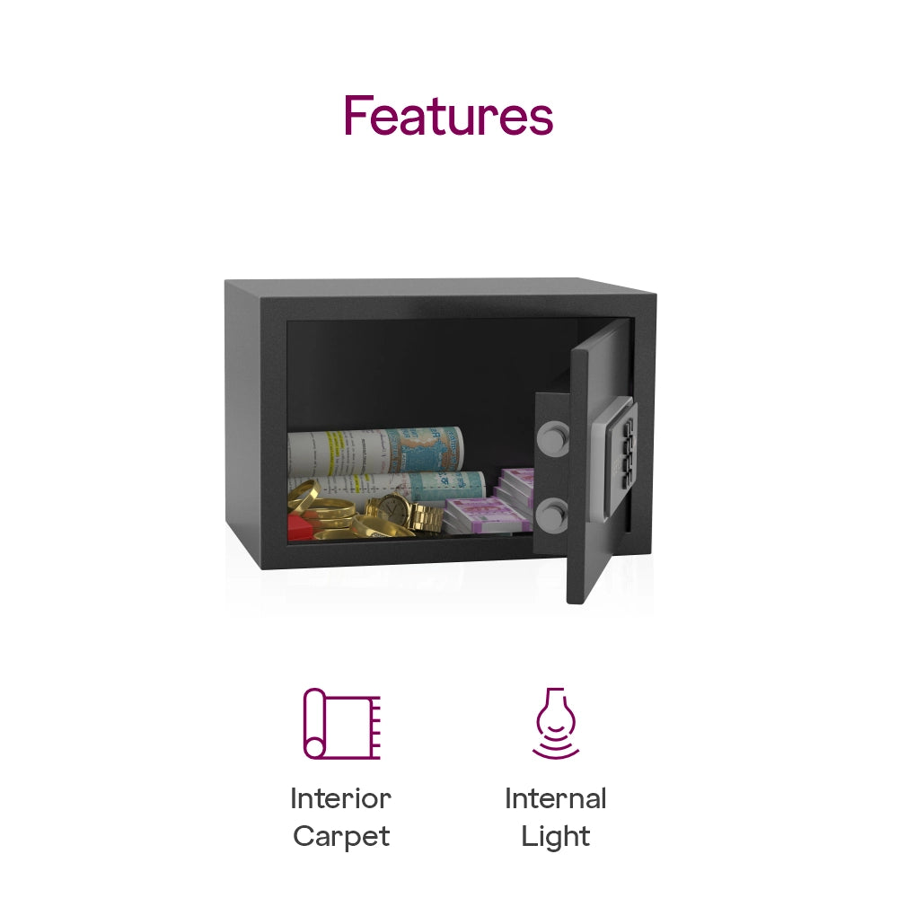 Godrej NX Pro Digital (8L) Ebony Home Locker