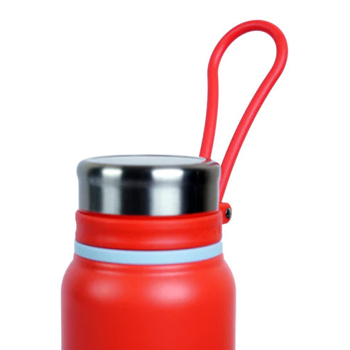 Marine 830ml Stainless Steel Water Bottle, Vacuum Insulated Flask, Red | PB 830-01