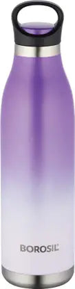 ColourCrush Violet 700ML Hot & Cold Stainless Steel Bottle | 24 Hrs Temp Retention | Easy Carry Handle | BTO700VLT403
