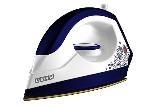 Usha EI 3302 Gold 1100-Watt Lightweight Dry Iron Galaxy Blue