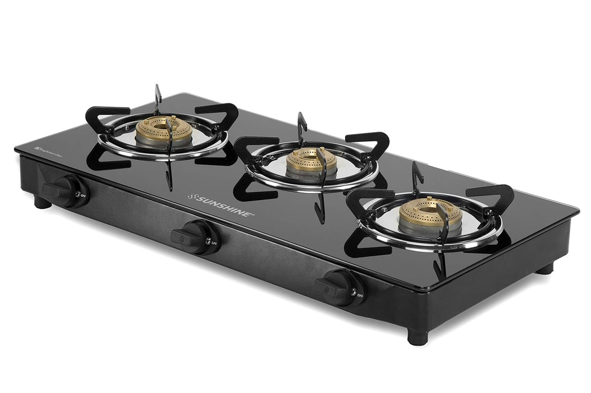 SUNSHINE Apollo 3 Burner Gas Stove Manual Ignition