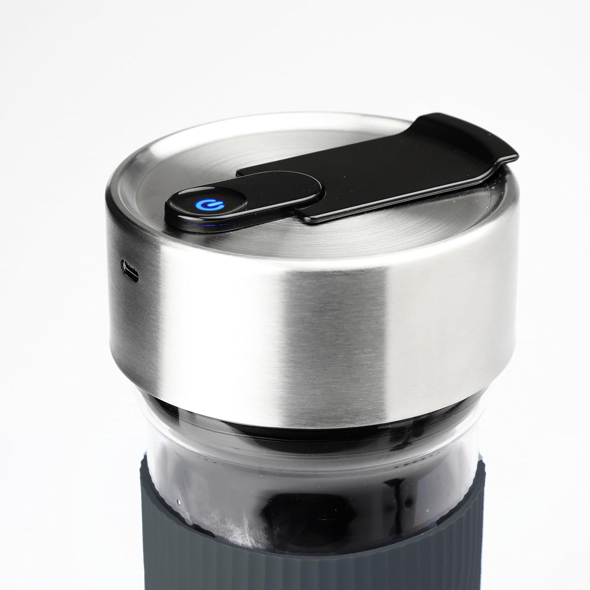 600ml Portable Cold Brew Coffee Maker |1200 mAh Battery, Cordless, Rechargeable, Compact |Transparent Brewing Chamber Anti-Slip Sleeve |Ready-to-Drink in 15 Minutes