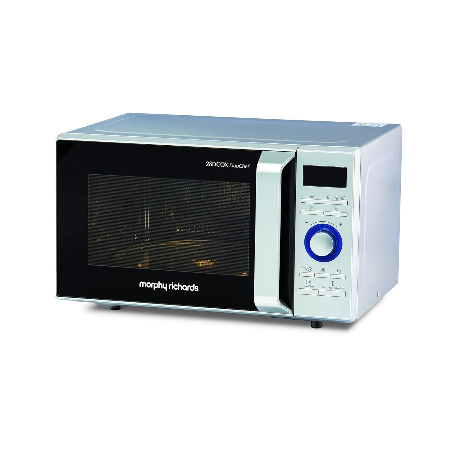 28DCOX Duochef 28L Microwave + OTG Combo – 300 Auto Cook Menus, Dual Grill & Ceramic Coating