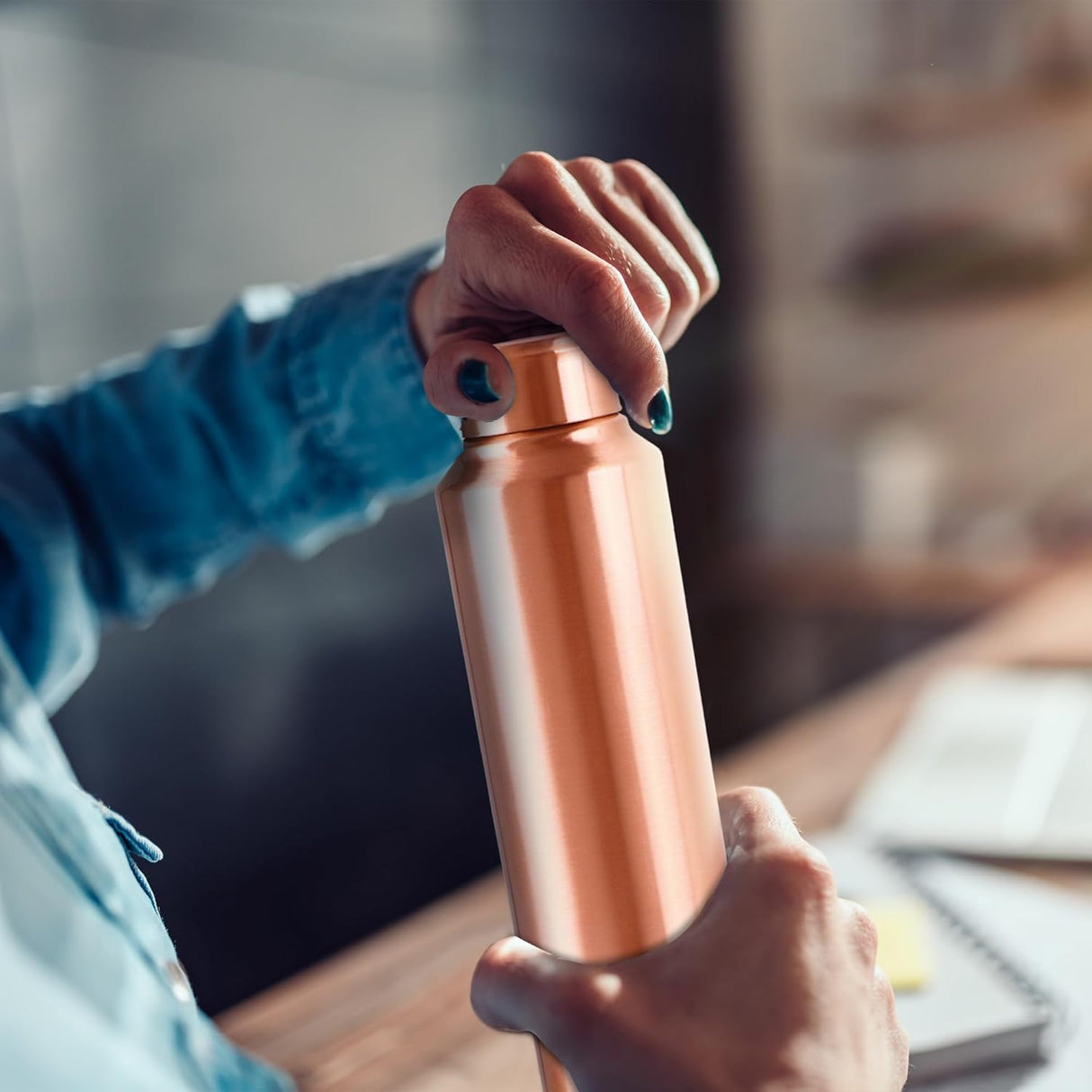 Milton Alpine New Copper Bottle, 900 ml, 1 Piece, Copper