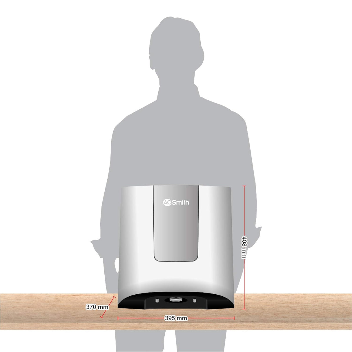 HeatBot 25 Litre Remote Controlled Water Heater with 2kW Heating Element, Blue Diamond Glass Tank | Wall Mount Geyser for Bathroom | Long lasting