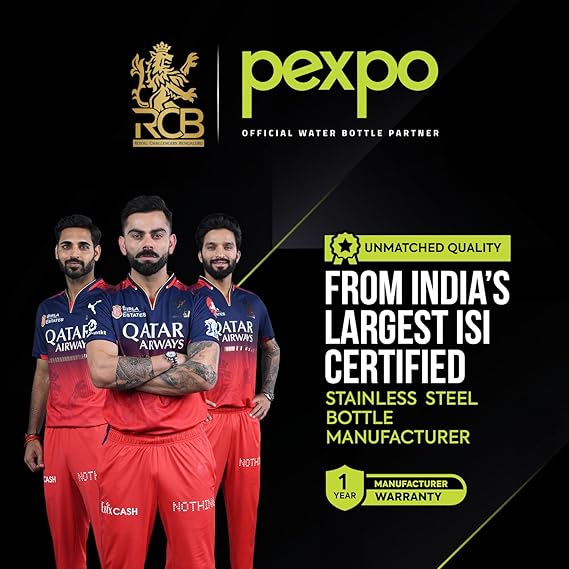 Pexpo Pixy 500 Cute Design |Hot & Cold Thermoflask - 470ml, Rabbit Print|Stainless Steel Water Bottle for 6+ Years Kids & Adults|Vacuum Insulated|Portable Handle|Double Wall