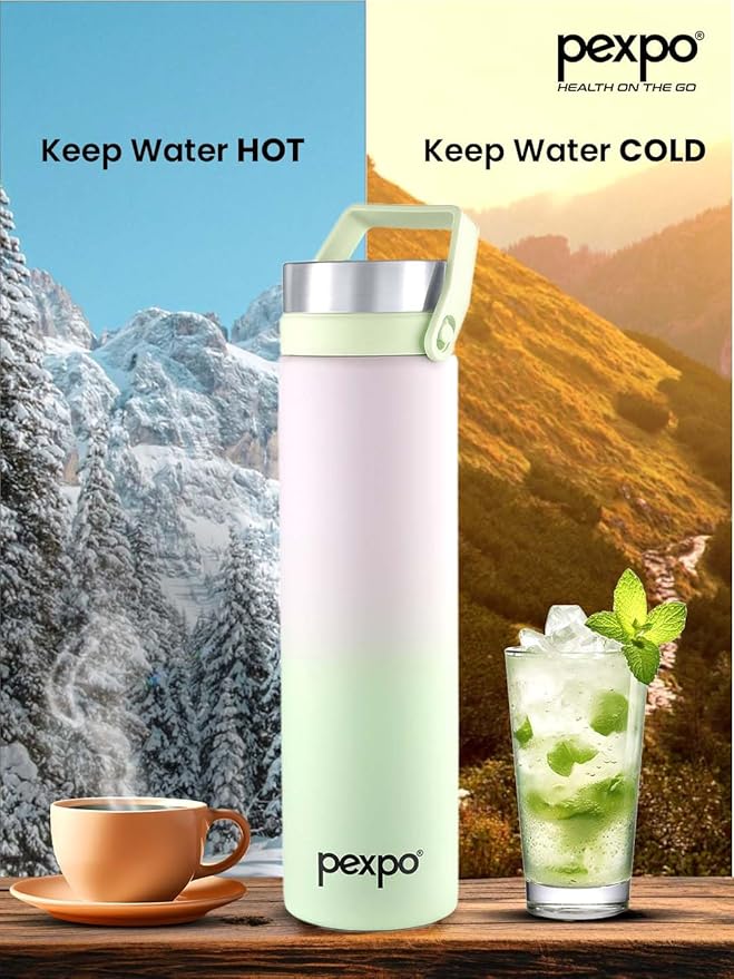Pexpo Polar Hot & Cold Water Bottle 500 GREEN