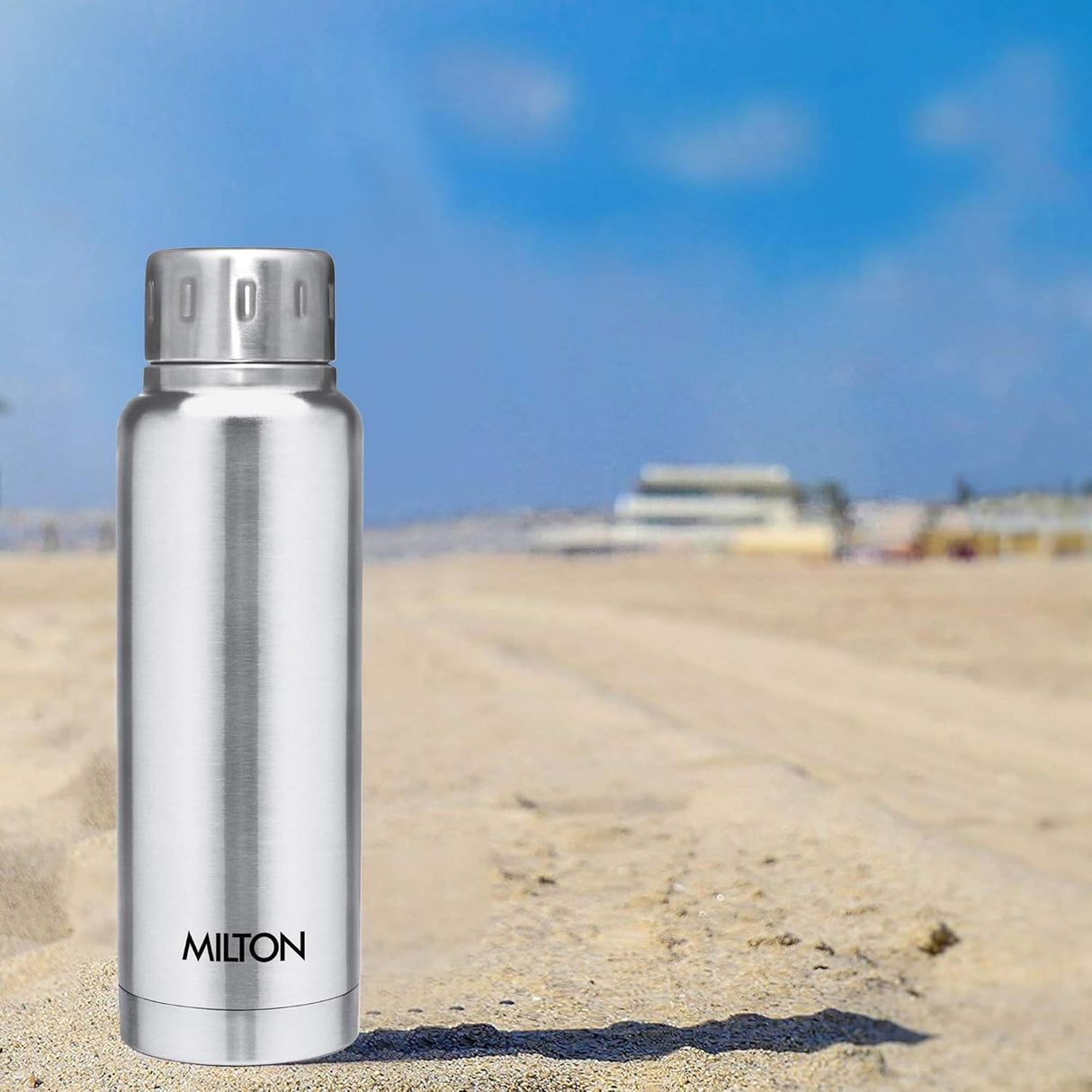 Milton Elfin 300 Thermosteel Water Bottle 300 ml, 24 Hr Hot and Cold I Leak Proof Lid, ISI Certified I Vacuum Insulated I for Office, Gym, School I Silver